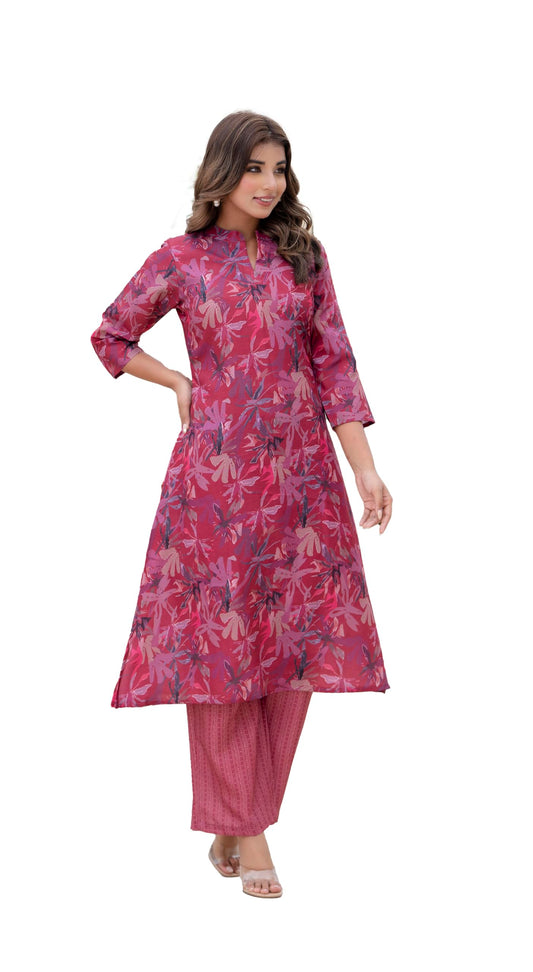 LookMark Women's Cotton Blend Regular Kurta Set: A Melody Prints Patterns: Step into Style with Our Stunning Collection of Printed Kurtis, Pants, and Dupattas