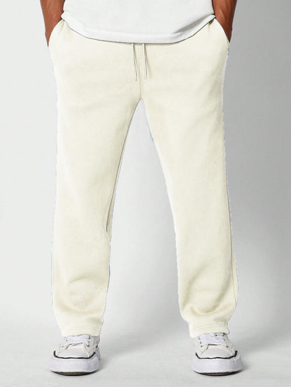 Nobero MenS Straight Sweatpants (1M-Bwjg-R0149_Cannoli