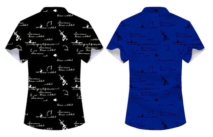 Kadiyu Half Sleeve Casual Printed Shirts For Men Regular Fit Printed Spread Collar Casual Shirt Lycra Fabric With Combo Shirt (P