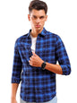 The Indian Garage Co Mens Slim Fit Shirt (1223-SHBCYD-16-03_Blue