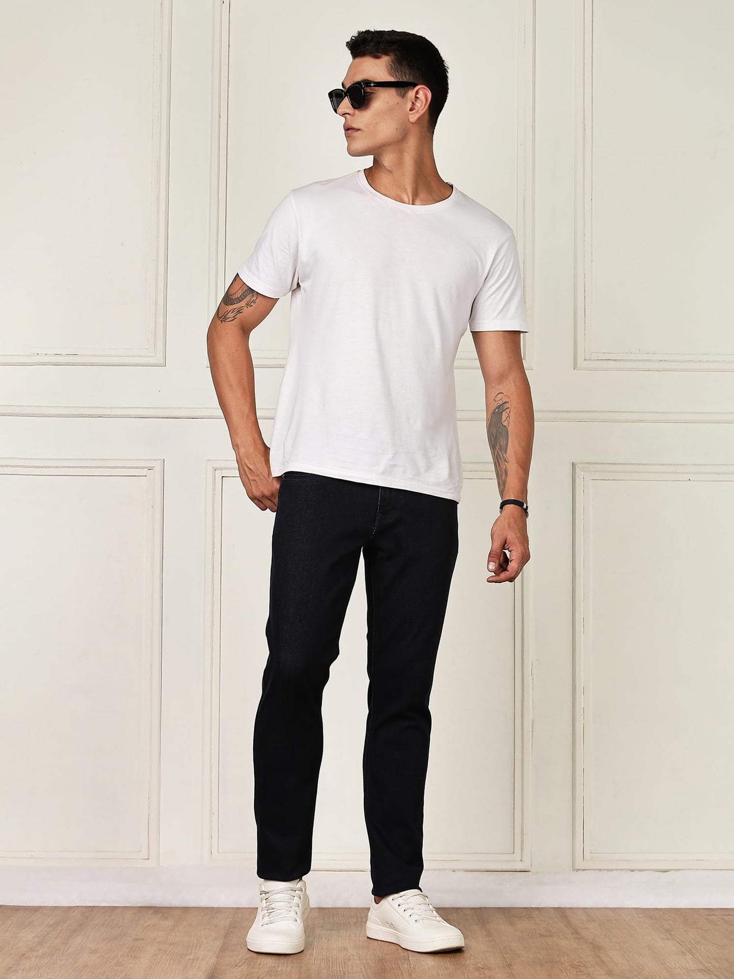 Thomas Scott Mens Regular Jeans (TSJ340_Dark Blue2