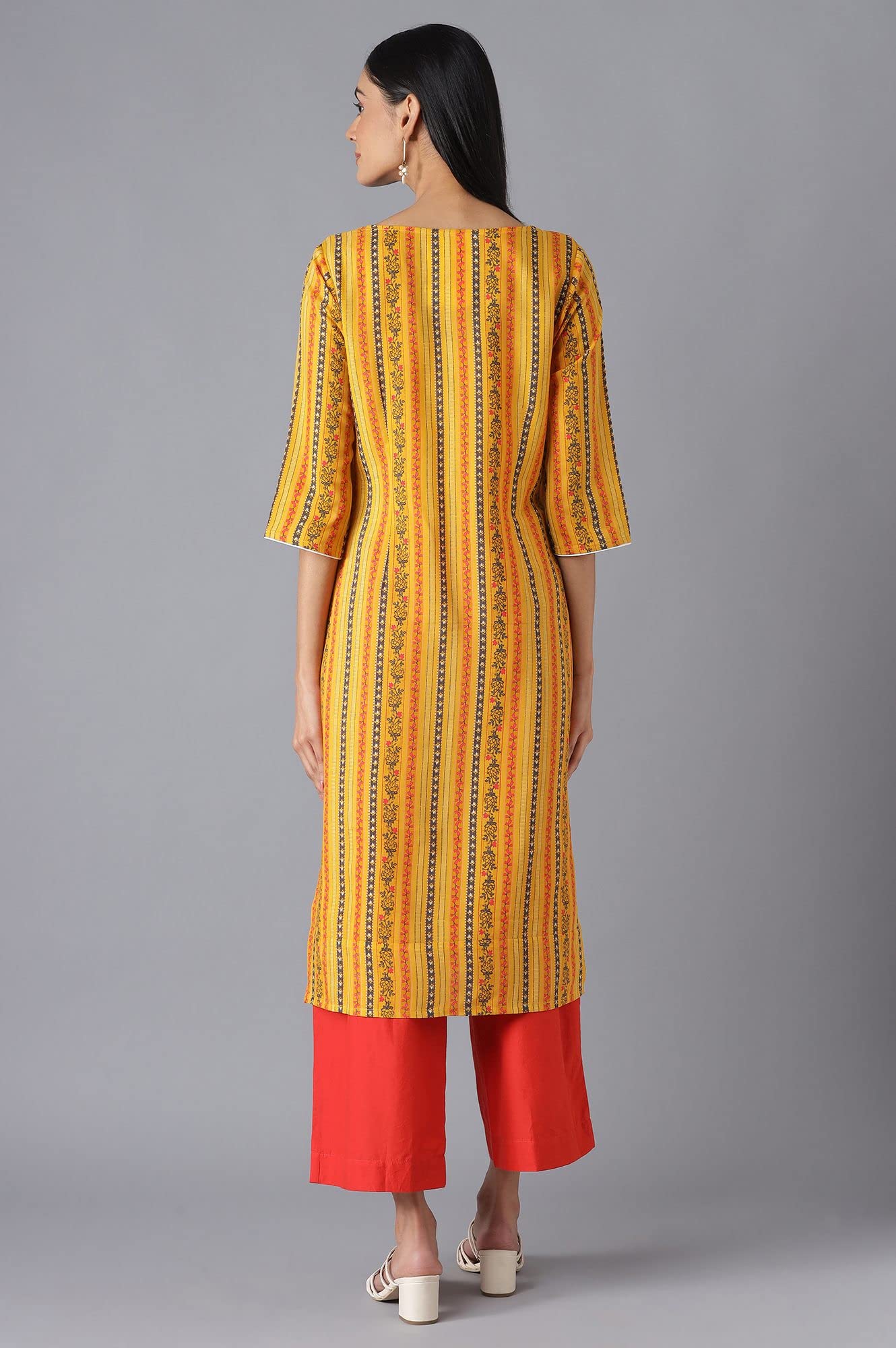 Aurelia Women's Polyester Regular Kurta & Cullote