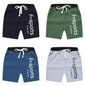 Kyda Kids 100% Cotton Printed Regular Fit Shorts For Boys (Pack Of 4) Multicolour