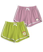 SHODOX 100% Cotton Women Casual Shorts - Printed Short for Gym, Yoga, Cycling, Dance, Summer - Regular Fit (Pack of 2)