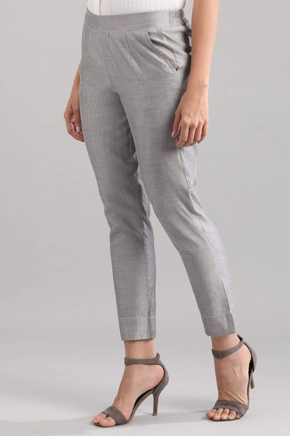 Aurelia Womens Multi-Color Solid Regular Trousers