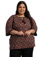Extra Love By Libas Women's Cotton Printed Straight Kurti