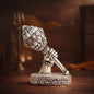 Astrotalk Shri Hanuman Gada Idol (2.7x4) Inch | 999 Silver Finish | Hanuman Chalisa Chaupai Engraved for Strength, Courage & Protection | Home Decor & Car Dashboard God Idol | Gift for Man & Woman