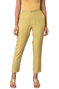 Aurelia Pure Cotton Strechable Trouser For Women | Ankle Length Trouser For Women | Pure Cotton Trouser For Women | Pants For Wo