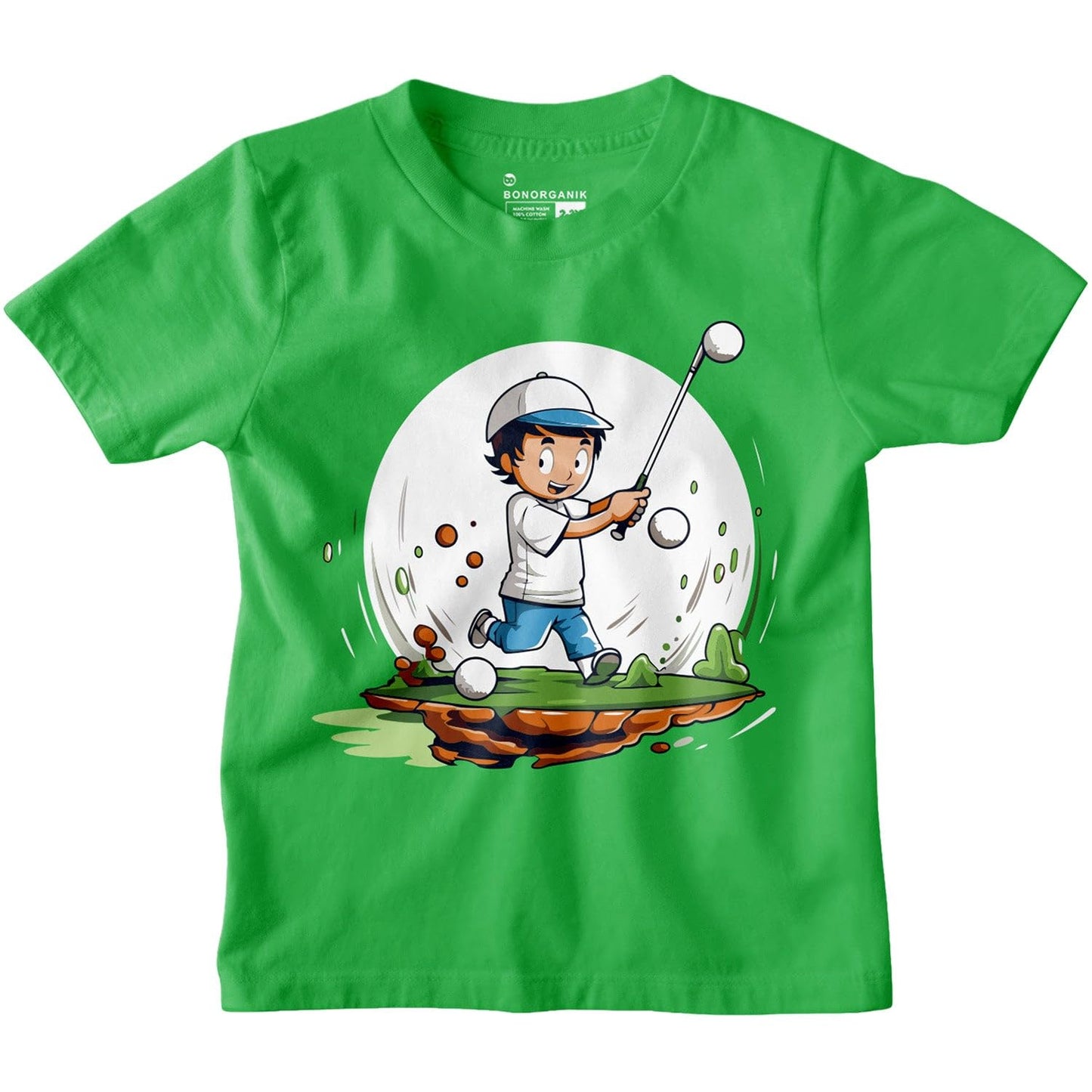 Bon Organik Boys Regular Fit T-Shirt (BON15058_Multi