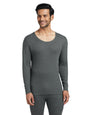 XYXX Mens Thermal Vest | Antibacterial, Skin Friendly with Superior Heat Retention | Slim Fit Full Sleeve Solid Alpine IntelliH