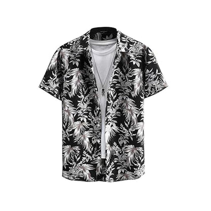 Rebelify Half Sleeve Printed Shirts For Men Regular Fit Printed Spread Collar Casual Shirt Lycra Fabric With Combo Shirt (Pack O
