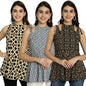 Pinkmint Halter Neck with Tie Back Short Combo Tops for Women ll Fancy Regular Fir Tops ll Casual Wear (Pack of 3)