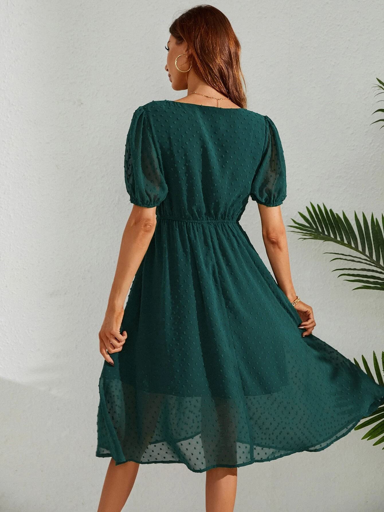Tagas Women'S Georgette A-Line Standard Standard Length Dress (Op-3210-1)