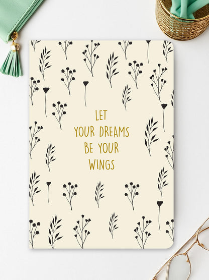 Doodle A5 Undated Planner Notebook  160 Pages (12-Month Planner + Notes), Soft Cover Journal With 80 Gsm Paper  Motivational Quo