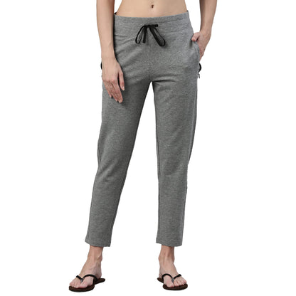 Enamor Essentials E060 Womens Slim Fit Terry Pants