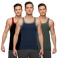 XYXX Mens Super Combed Cotton Square Neck Knitted Vest - High Moisture Absorbing Innerwear for Men with Anti-Bacterial Silver F