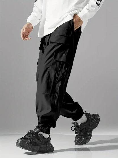 Indoprimo Men Cargo || Men Cargo Pants || Men Cargo Pants Cotton || Cargos For Men || Men Cargo Trouser - Paris (In, Alpha, Xl,