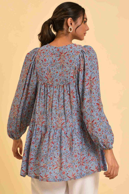 W for Woman Womens Regular Fit Top (23FEW31205-810335_Blue