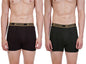 PRAKASAM COTTON -Marlow Mens 100% Pure Combed Cotton Outer Elastic Plain Trunks (Pack of 2)