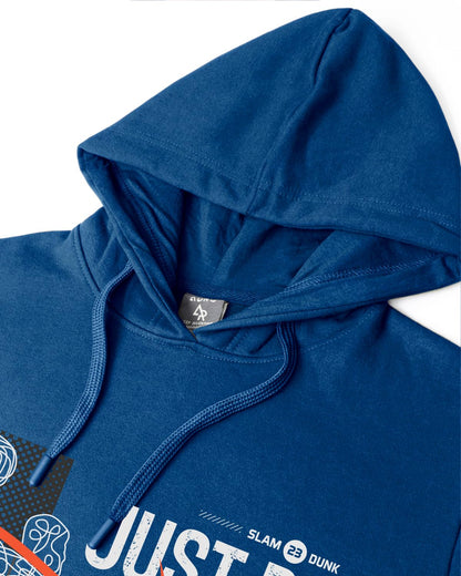 ADRO Basketball Design Hoodie for Men, 320 GSM Soft Cotton Hoodies, Long Lasting Printed Hoodie | Mens Hoodies | Sweatshirt for