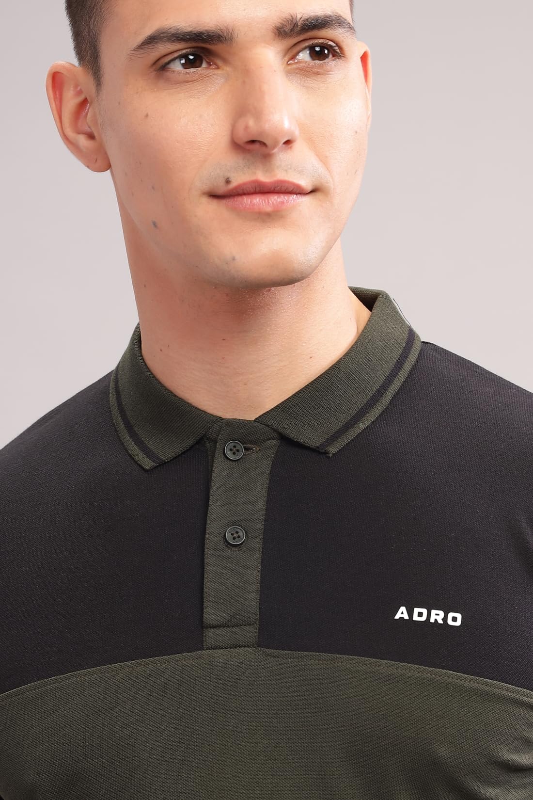 ADRO Regular Fit Polo Tshirt in 100% Cotton Multi Color Polo Also in Plus Size_PN24-L1-BLOL