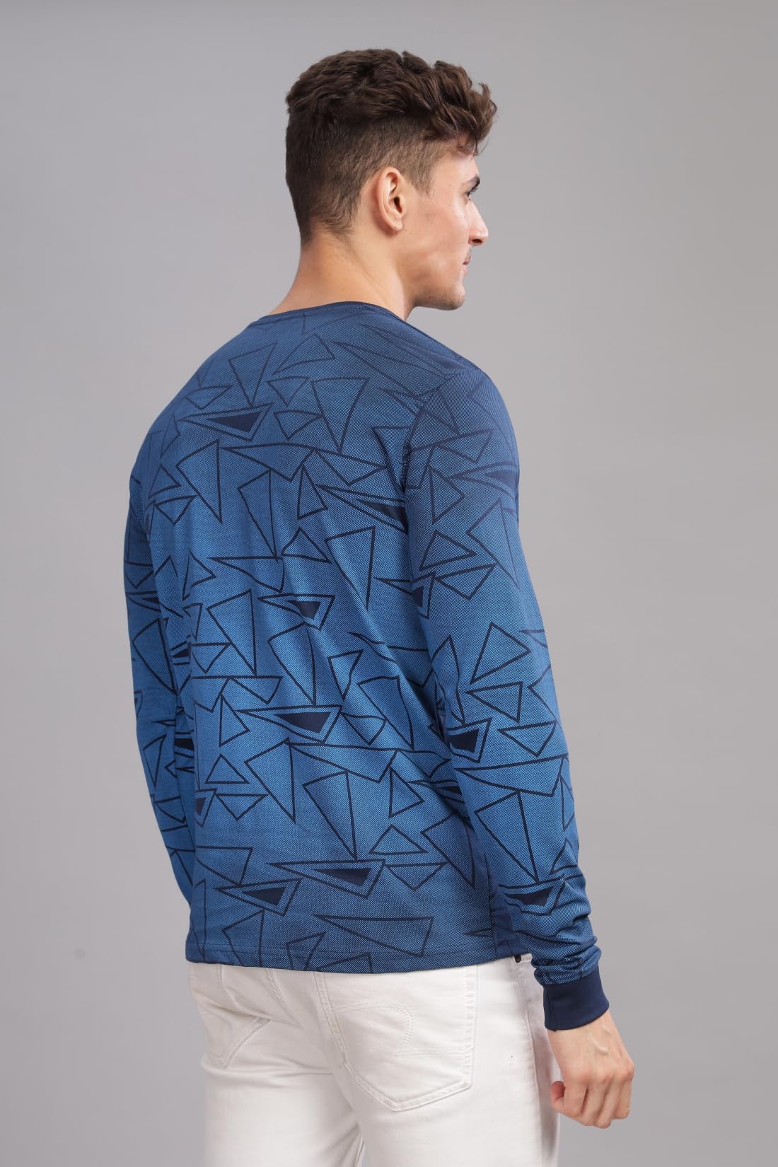 ADRO Full Sleeve Tshirt for Men | Printed T Shirt for Men | 100% Cotton Tshirt | Full Sleeve T-Shirt | Mens Full Sleeves T Shirt