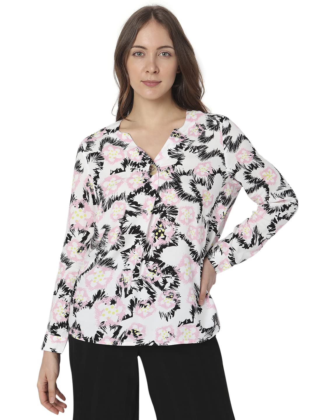 Vero Moda Regular Top (241603002_Prism Pink_M)