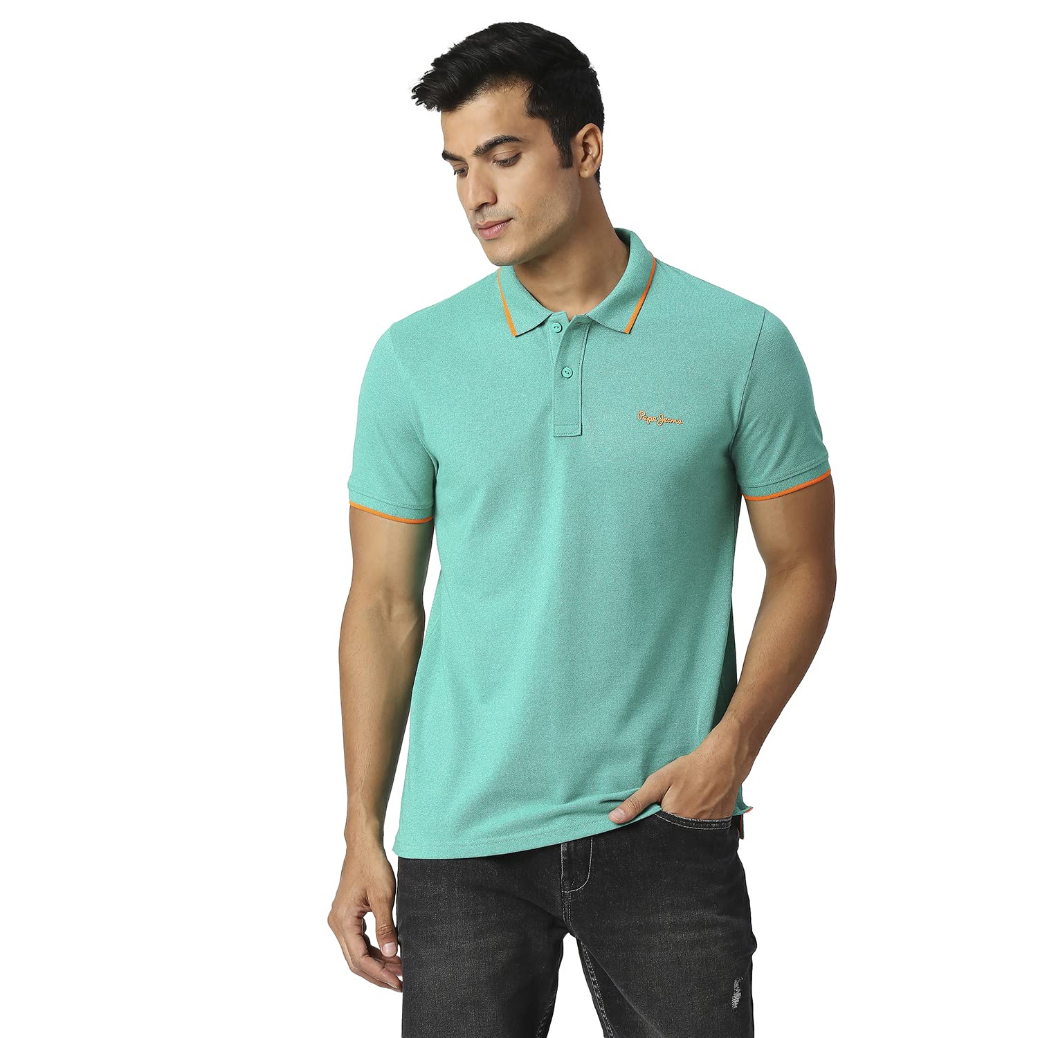 Pepe Jeans Quantra Grindle Pq Polo, Sea Green, Xl