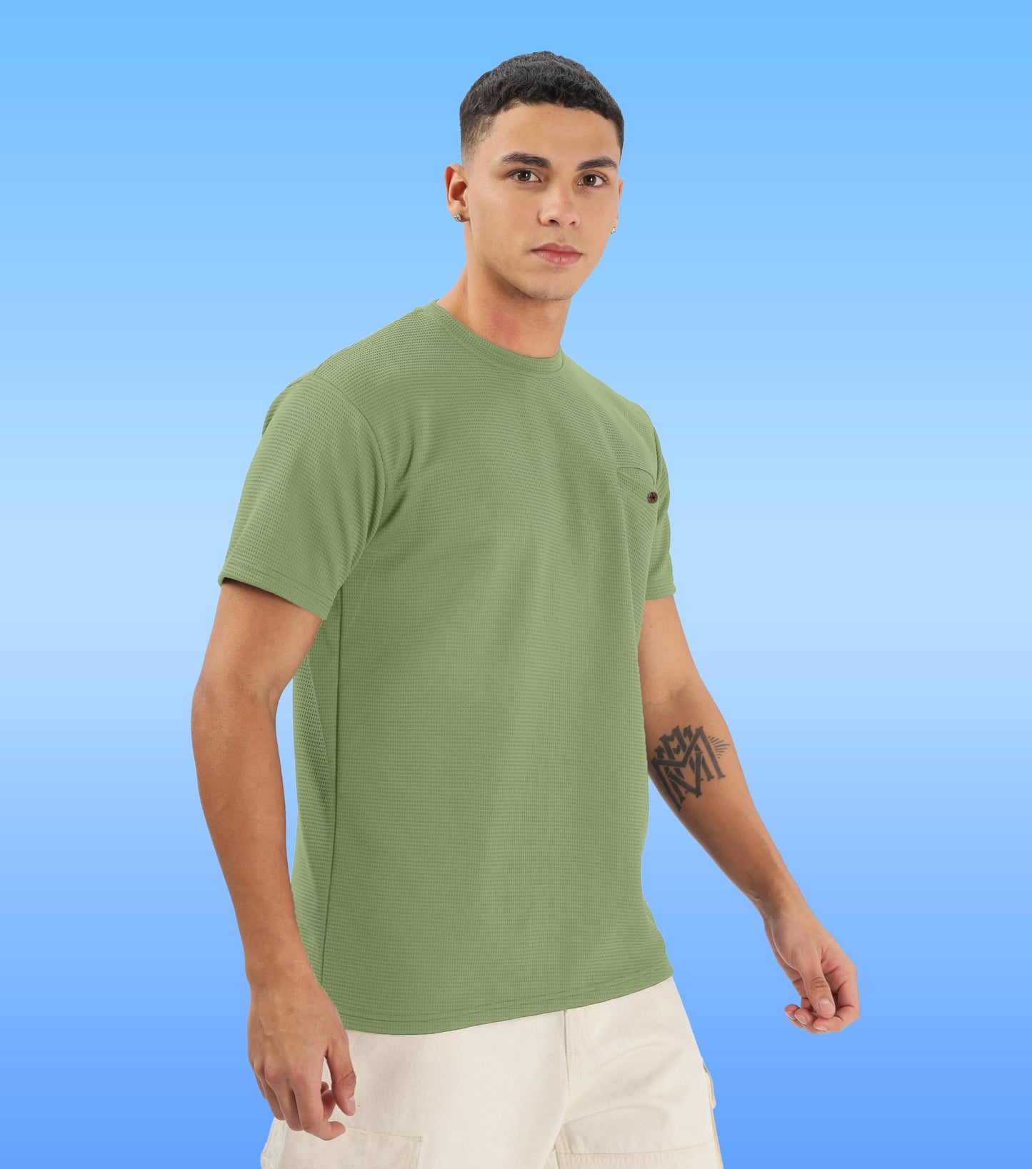 SHODOX Mens Solid Round Neck Half Sleeve Regular fit Tshirt (Pack of 1)