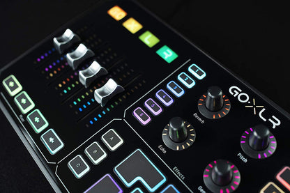 TC-Helicon GoXLR Revolutionary Online Broadcaster Platform with 4-Channel Mixer, Motorized Faders, Sound Board and Vocal Effects