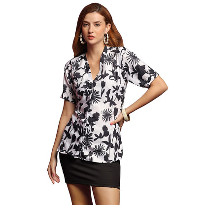 Greciilooks Womens Rayon Regular Fit Jeans Tops (White, Xx-Large)