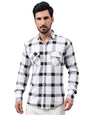 Besix MenS Cream Rayon Printed Regular Fit Summer Shirt For Man - Poket, Full Sleeves, Spread Collar For Stylish Summer - Daily