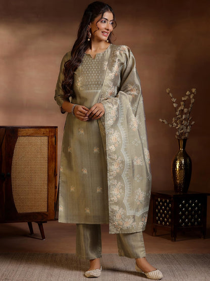 Libas WomenS Pure Silk Kurta Set (487280R