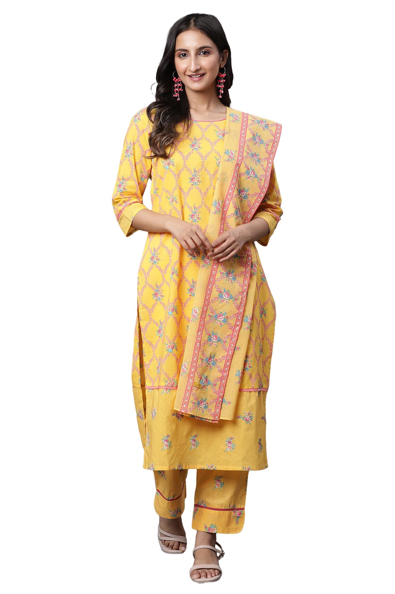 Aurelia Women Solar Power Floral Printed Cotton Mulmul Stole