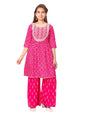 Aarika GirlS Cotton Kurti Sharara Set (New_Sh-Ap-C-4_Rani