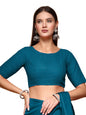 Oomph! Readymade Blouse For Women, Cotton, Boat Neck, Rbbl583