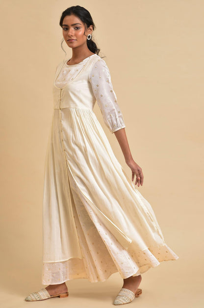 W for Woman Women's Polyester Floral Regular Kurta & Culotte