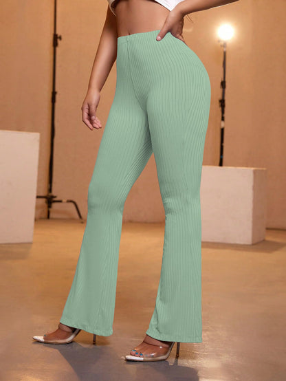 AVANOVA Light Teal Womens Yoga Dress Pants Stretchy Work Slacks Business Casual Office Flare Bell-Bottom/Boot-Cut Elastic Waist