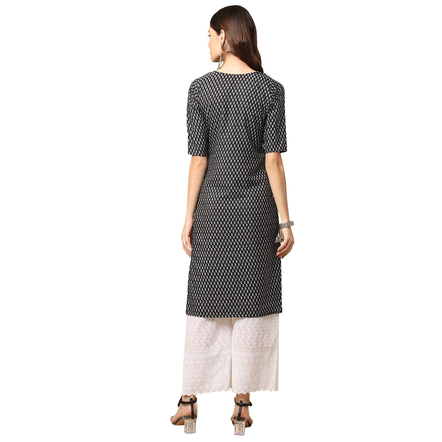 Pinkmint Women'S Crepe Digital Print Straight Kurta [Pack Of 5](Sv-377-357-375-355-352-Xxl)