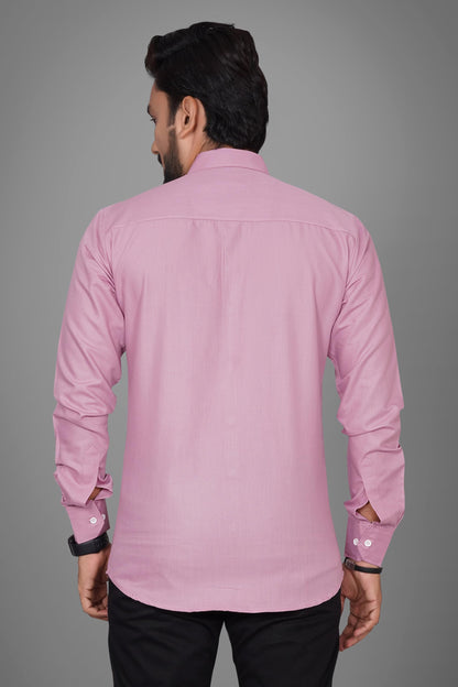 Besix Full Sleeve Purple Formal Shirt For Men Cotton Regular Fit Casual - Pure Premium Branded Shirts For Men Formal Stylish Sli
