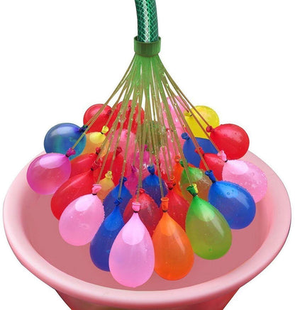 PARTISH Holi Water Magic Balloons l Set of 12 Bunch l 444 baloons l Multicolour l Quick Fill and Auto Tie in 60 Seconds with Uni