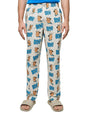 The Souled Store Men Official Scooby Doo: Baddest Boy Beige Cotton Pajamas