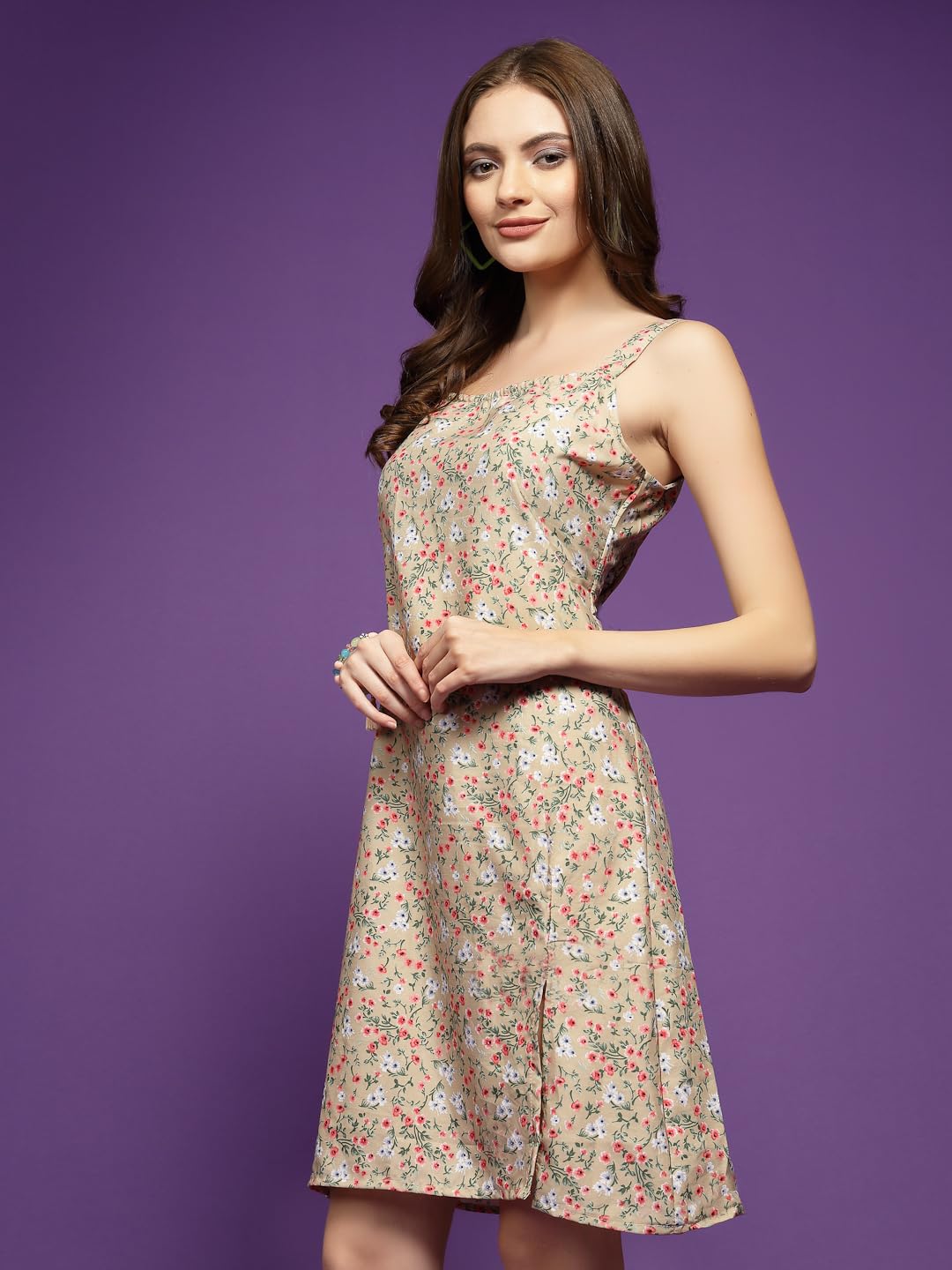 Oomph! WomenS Western & Fusion Wear Dresses For Women, Yellow - Md881