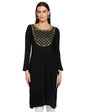 Black Winter Kurta