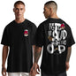 Peppyzone Mens Oversized Fit T-Shirt (PZ-OST-Trendy46_Black