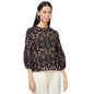 Fabindia Women Dobby Printed Top Cotton_S