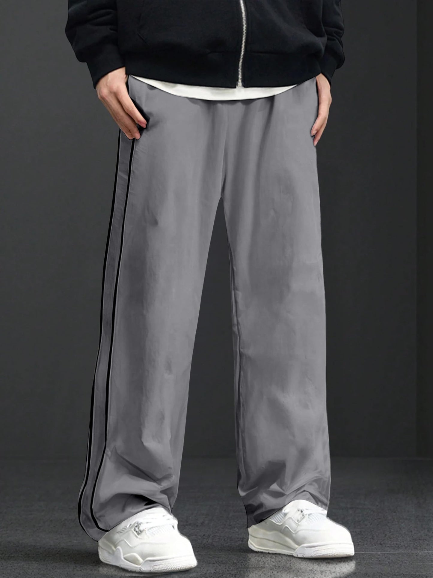 Indoprimo MenS Loose Casual Pants (B0Dk1Bs8F6_Grey