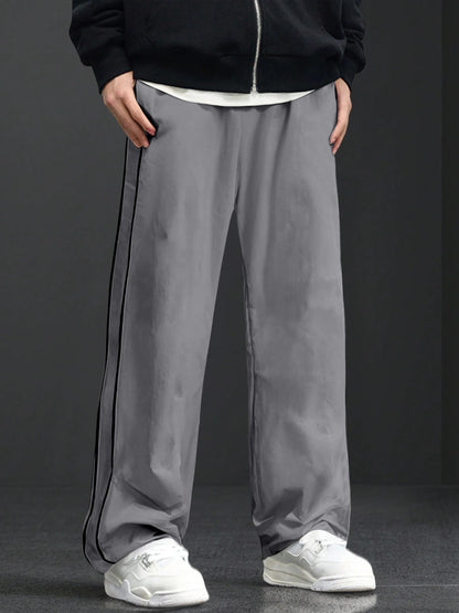 Indoprimo WomenS Poly Cotton Sports Track Pant With Drawstring Modern Style Solid Pattern Full Length And Regular Fit Grey