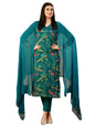 Gosriki WomenS Cotton Blend Straight Printed Kurta With Pant & Dupatta (Geto Rama-Nw-Gs_M_Green_Medium)