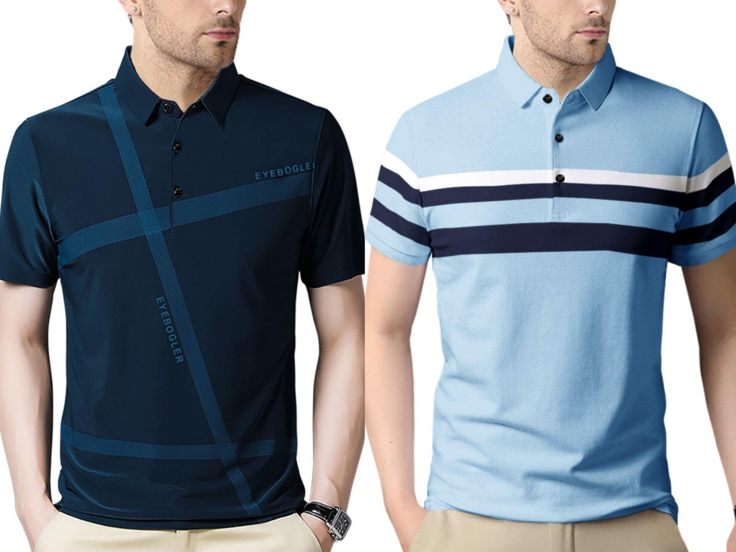 Nobel Monk MenS (Combo Pack Of 2) -Regular Fit Polo T Shirt |Half Sleeves |Collar Tshirts |Casual Tshirt